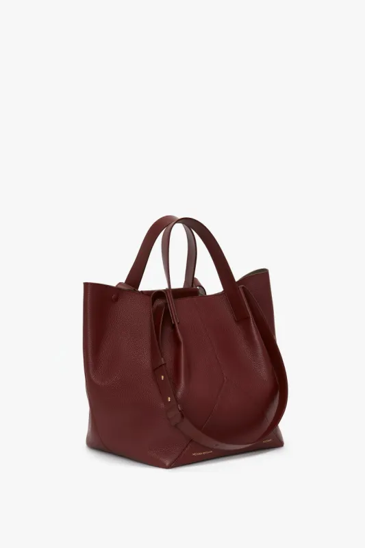 W11 Medium Tote Bag In Burgundy Leather sold by Victoria Beckham