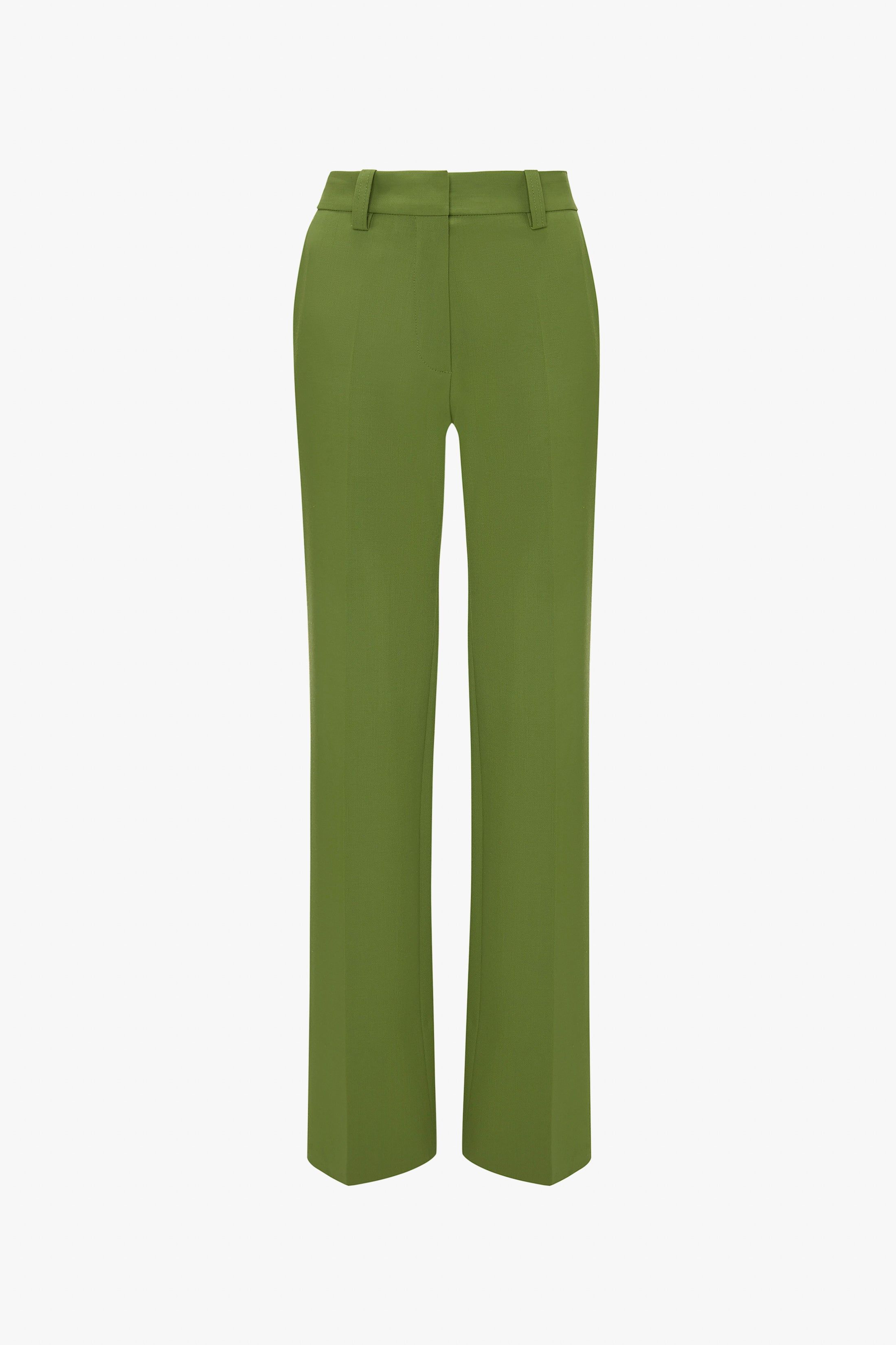 Tailored Straight Leg Trouser In Serpent Green sold by Victoria Beckham product image thumbnail 9