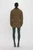 Cropped Pea Coat In Khaki sold by Victoria Beckham
