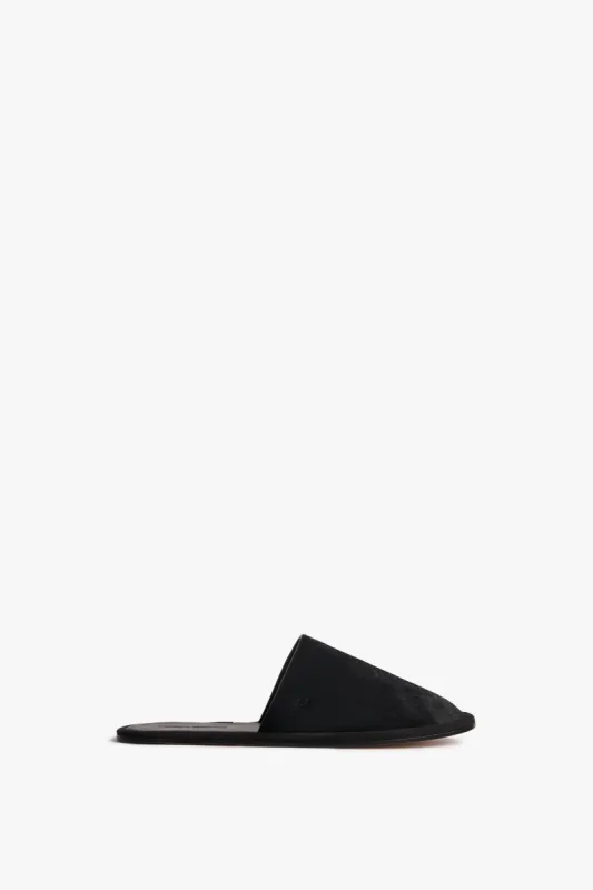 Amelia Leather Mule in Black sold by Victoria Beckham