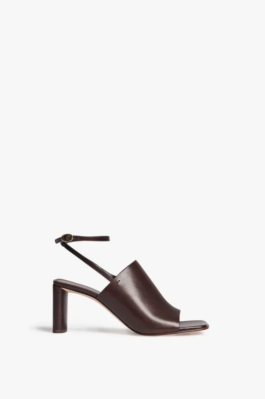 Alina Sandal in Dark Brown sold by Victoria Beckham