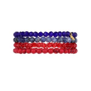 Phi Beta Phi Stacking Bracelet Set sold by Victoria Emerson