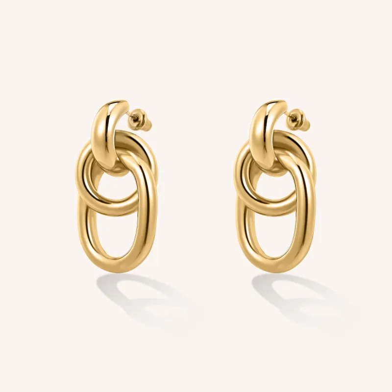 Rodeo Earrings - Gold sold by Victoria Emerson