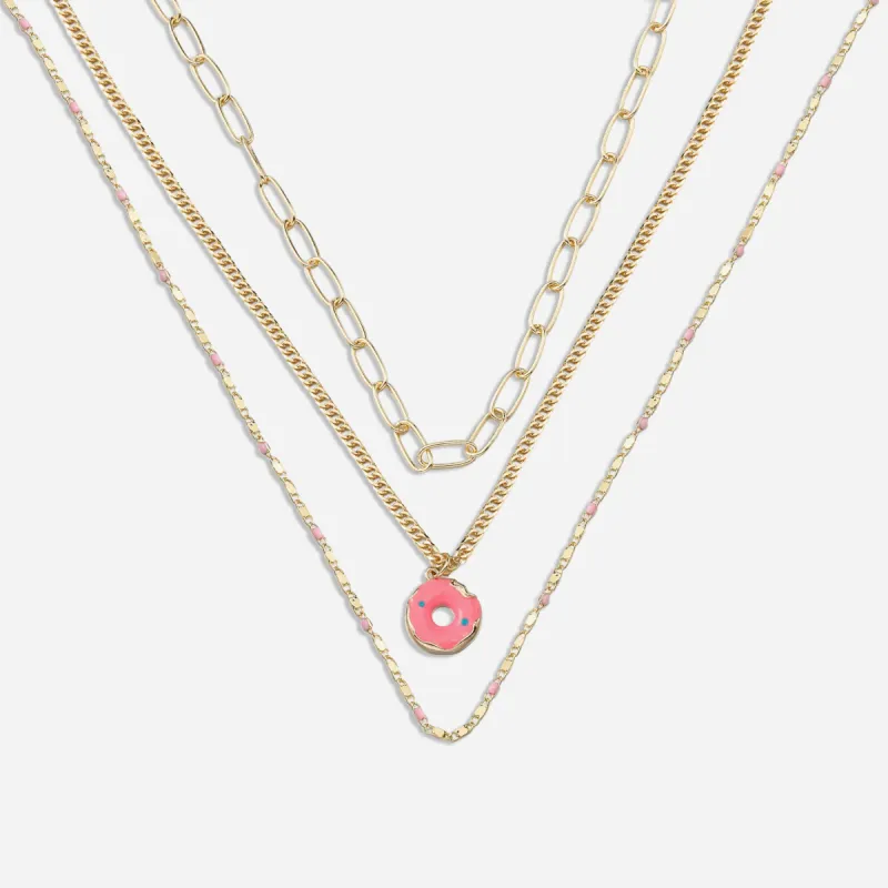Layered Donut Necklace sold by Victoria Emerson