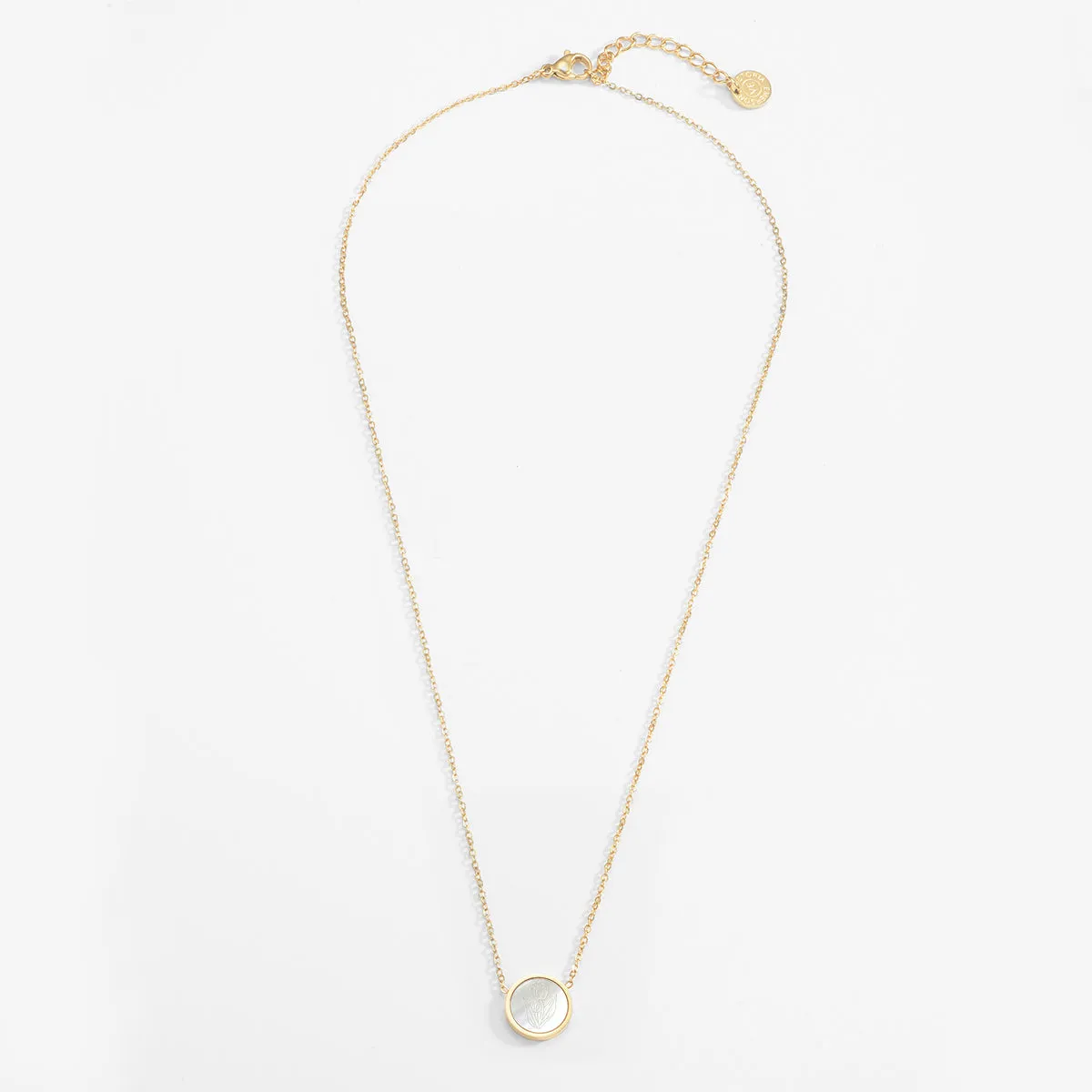 Ivory Botanical Pendant Necklace sold by Victoria Emerson product image thumbnail 2