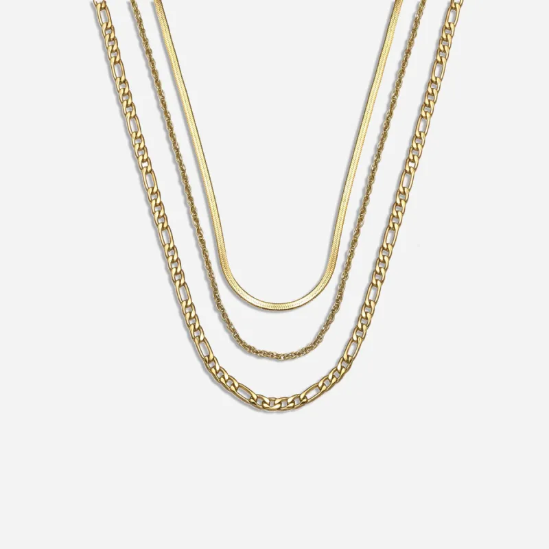 Chelsea Layered Chain Necklace sold by Victoria Emerson