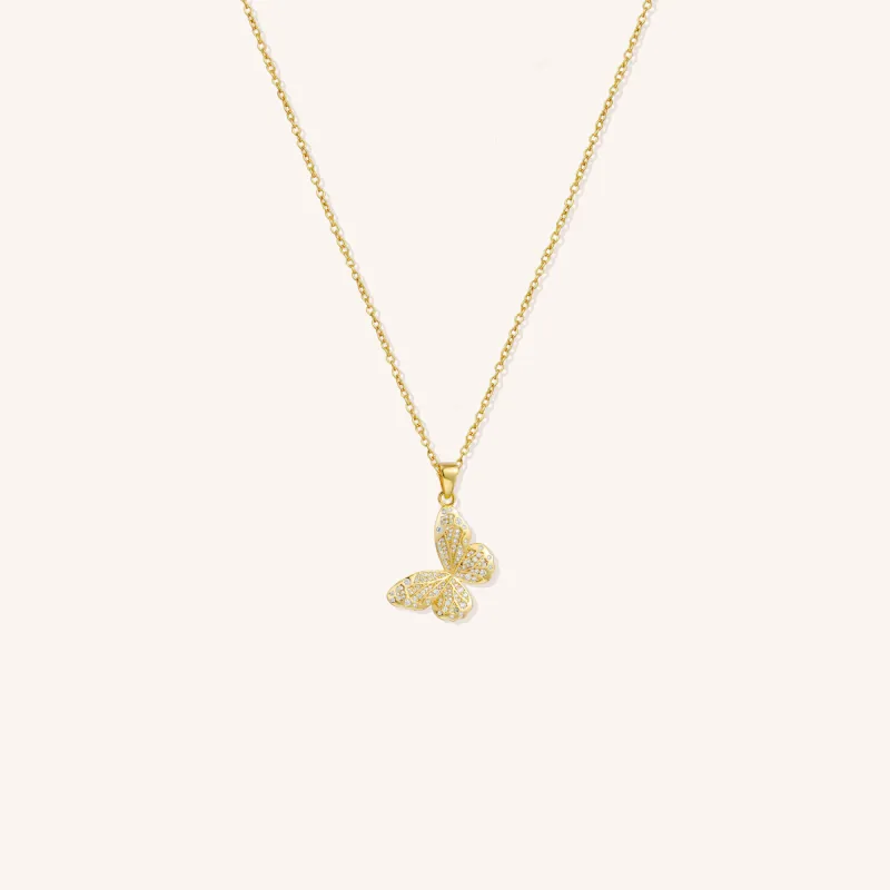 Butterfly Pendant Necklace sold by Victoria Emerson