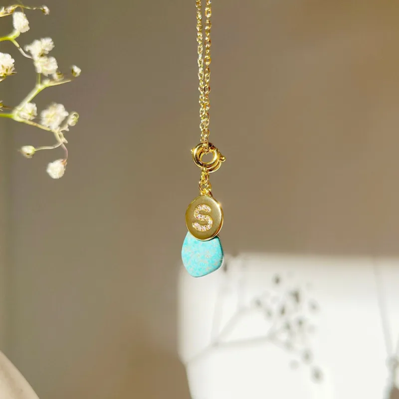 Pavé Initial Charm - Round sold by Victoria Emerson