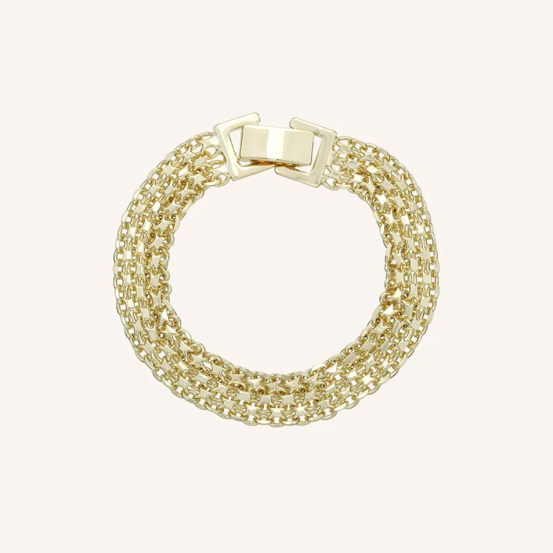 Watch Band Gold Bracelet sold by Victoria Emerson