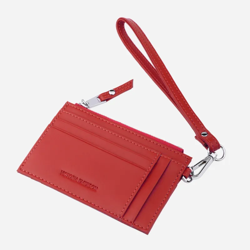 Mini Wristlet - Cherry Red sold by Victoria Emerson