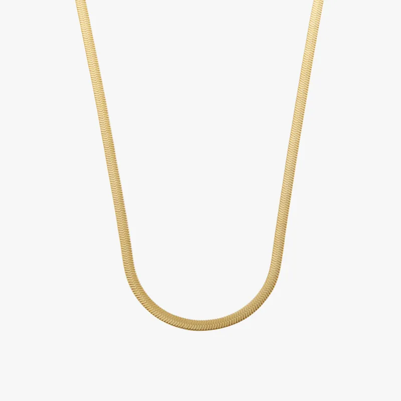 Herringbone Chain Necklace sold by Victoria Emerson