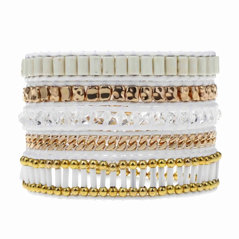 Gold and White Accents on Ivory sold by Victoria Emerson