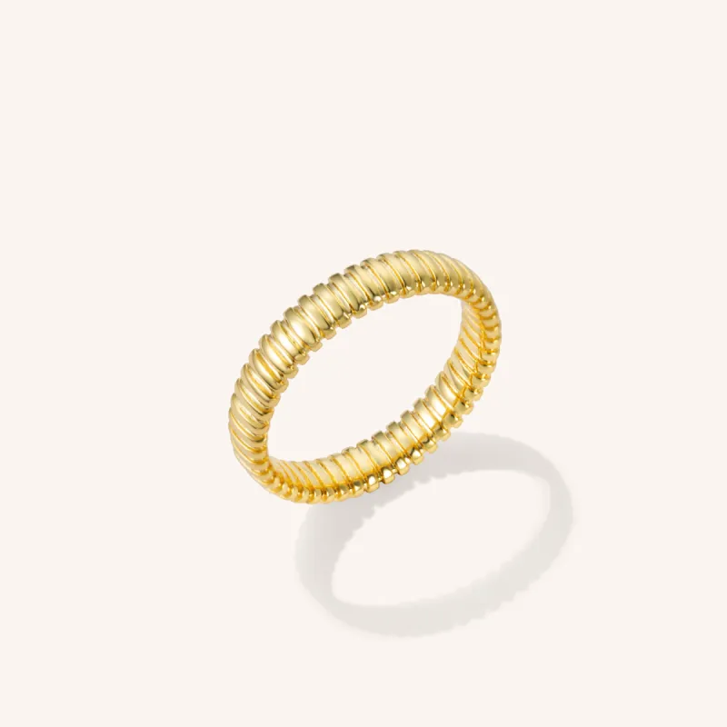 Jessica Coil Gold Ring sold by Victoria Emerson