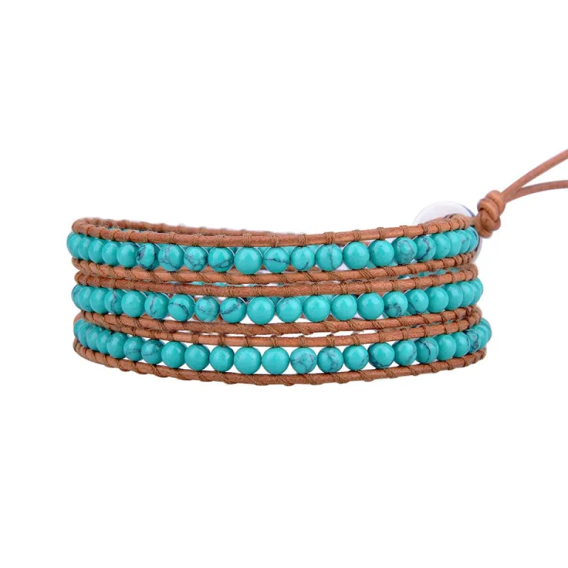 Sea Green Turquoise on Natural sold by Victoria Emerson