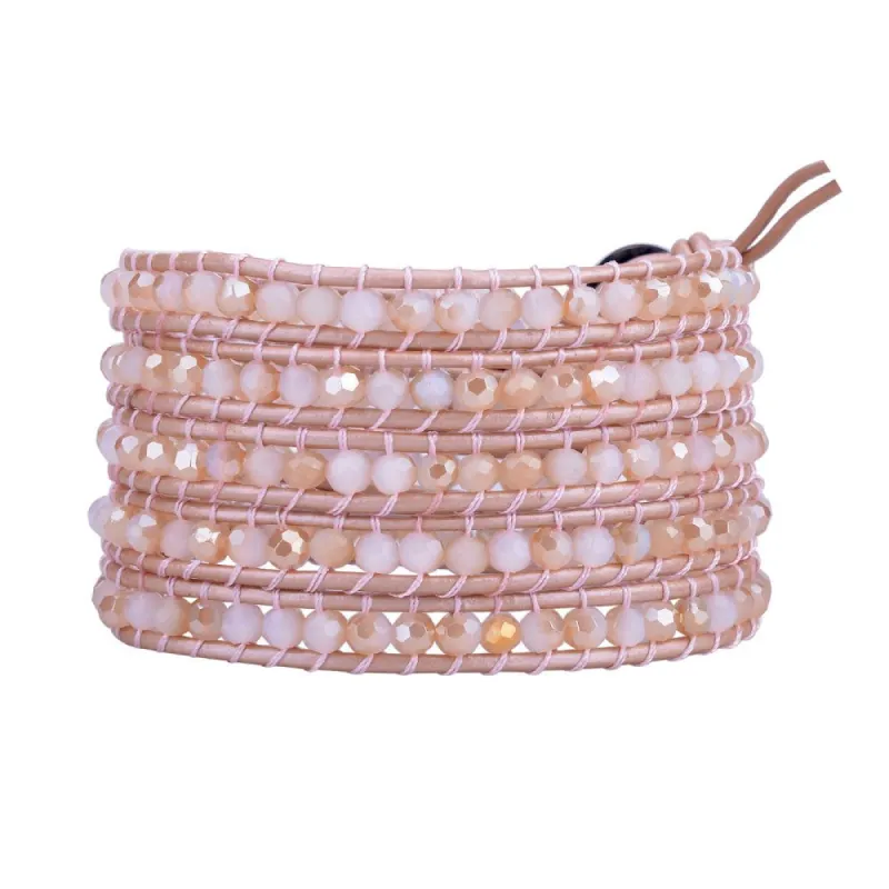 Pink Crystals on Champagne sold by Victoria Emerson