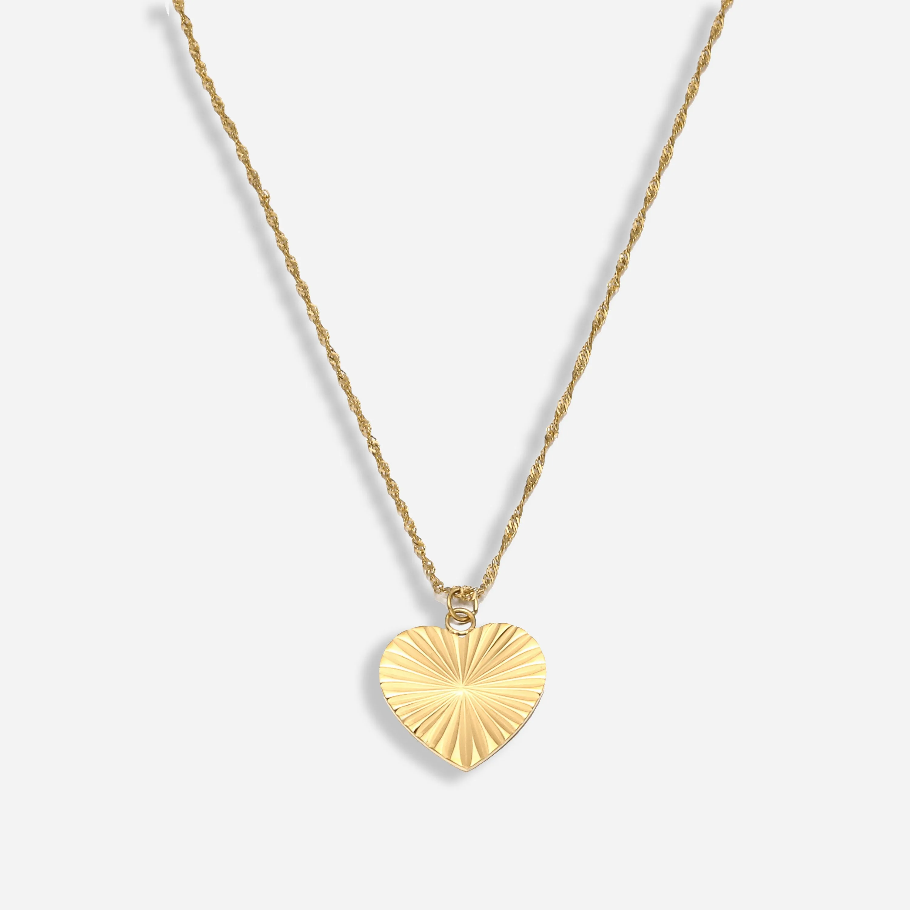 Sunburst Heart Necklace sold by Victoria Emerson