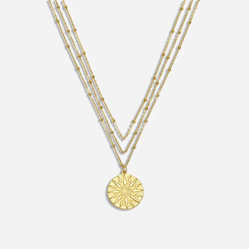 Layered Sunshine Necklace sold by Victoria Emerson