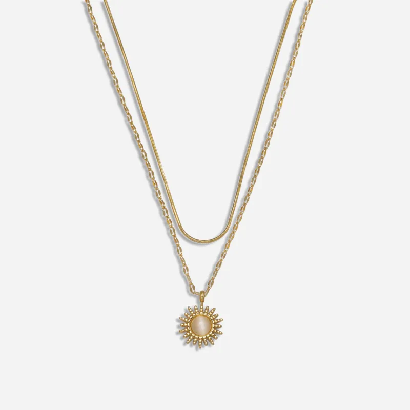 Sun Layered Necklace sold by Victoria Emerson
