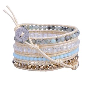 Amazonite & Crystals on Ivory sold by Victoria Emerson