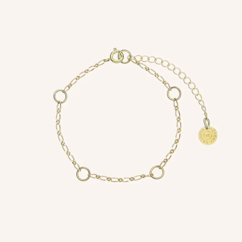 Simple Round Link Chain Bracelet sold by Victoria Emerson