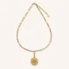 Sunburst Evil Eye Necklace sold by Victoria Emerson