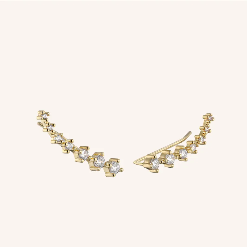 Starlight Crystal Ear Climber sold by Victoria Emerson