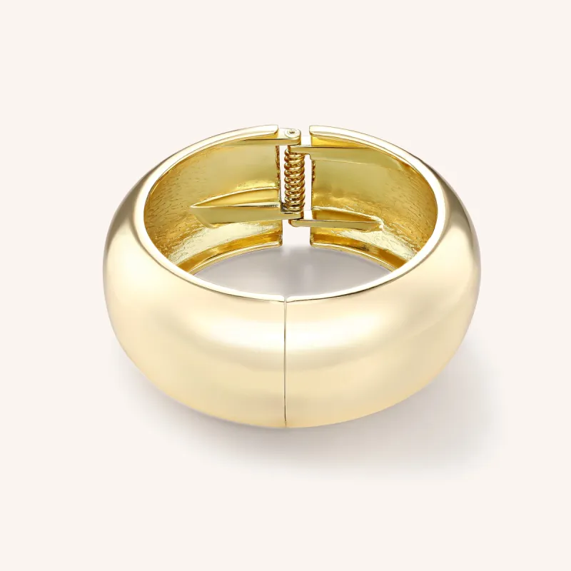 Bold Gold Bangle sold by Victoria Emerson