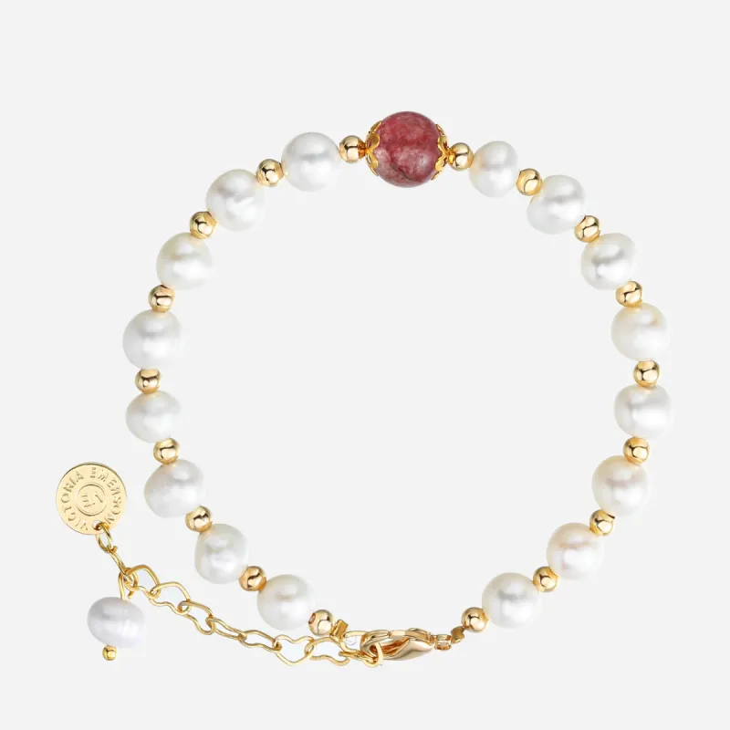 Pearl and Quartz Bracelet sold by Victoria Emerson