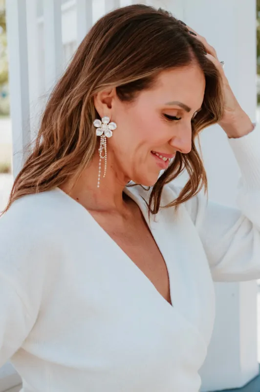 Sadie Floral Earrings sold by Victoria Emerson