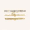 Champagne Crystal Stacking Set sold by Victoria Emerson