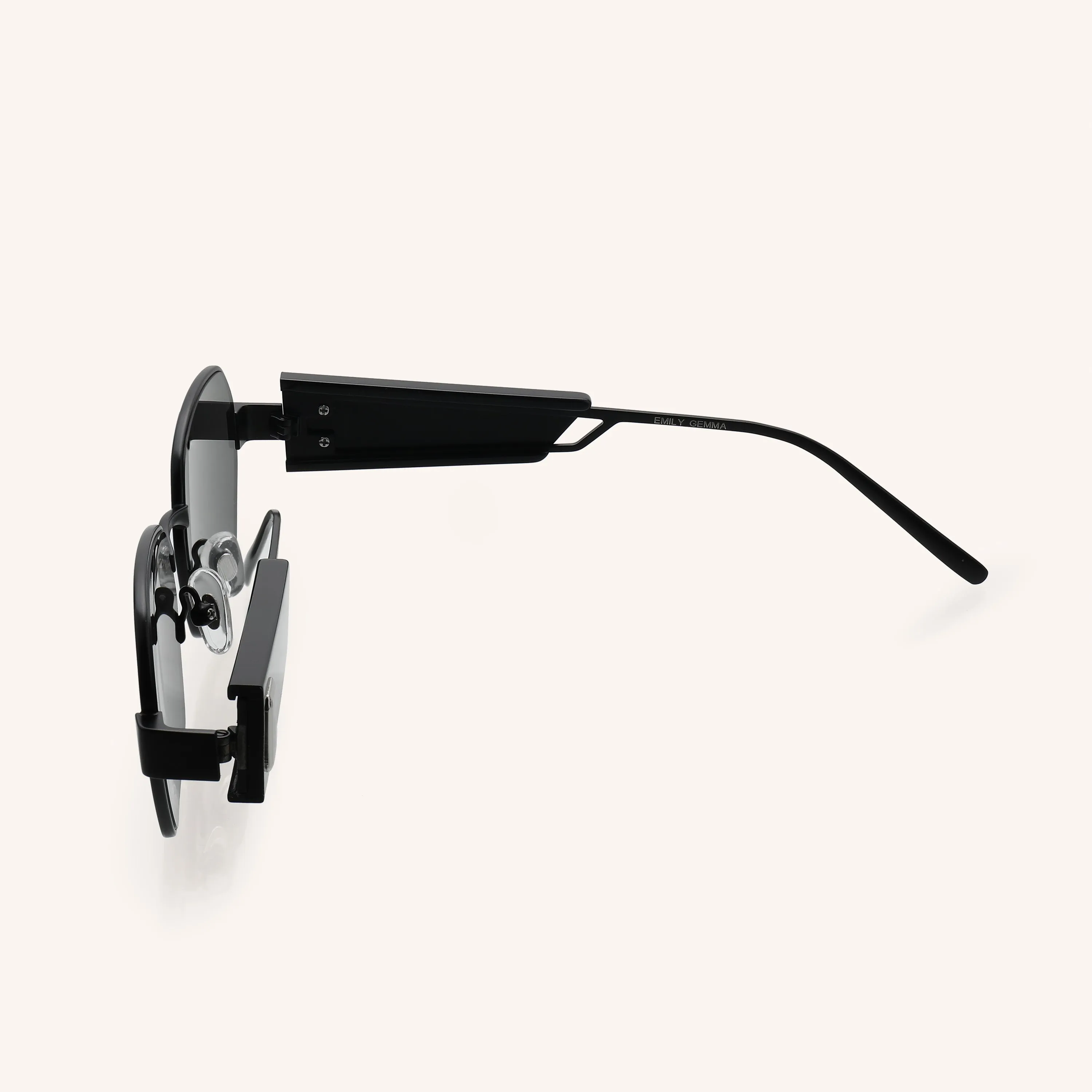 Emily sunnies black on black sold by Victoria Emerson product image thumbnail 4