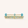 Turquoise And Gold Stacking Set sold by Victoria Emerson
