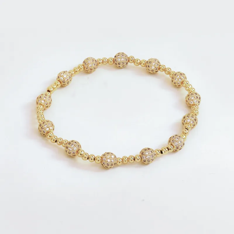 Carrie Gold Bracelet made by Victoria Emerson