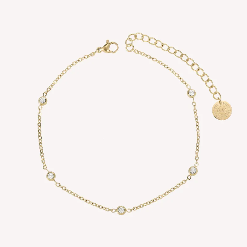 Rio Crystal Anklet sold by Victoria Emerson