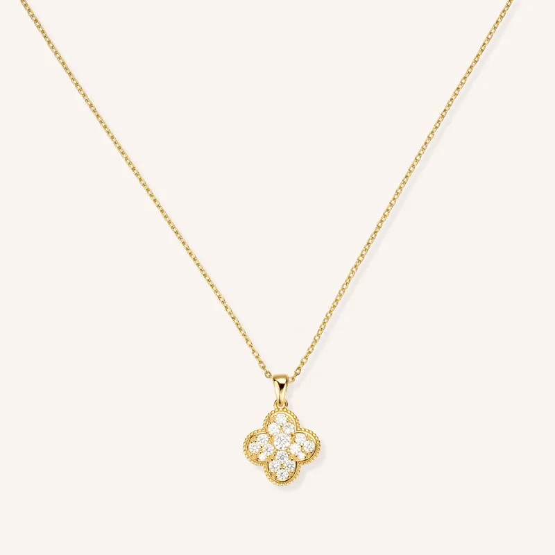 Moissanite Clover Necklace sold by Victoria Emerson