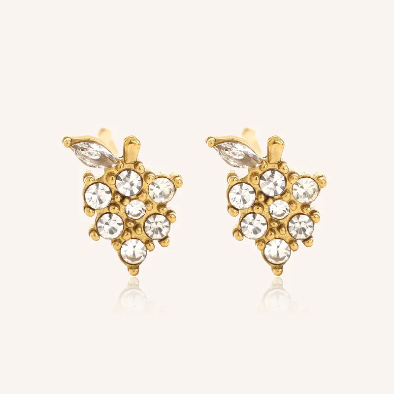 Vina Gold Cluster Studs sold by Victoria Emerson
