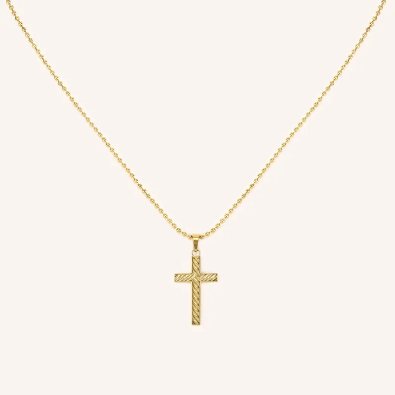 Gold Cross Necklace sold by Victoria Emerson