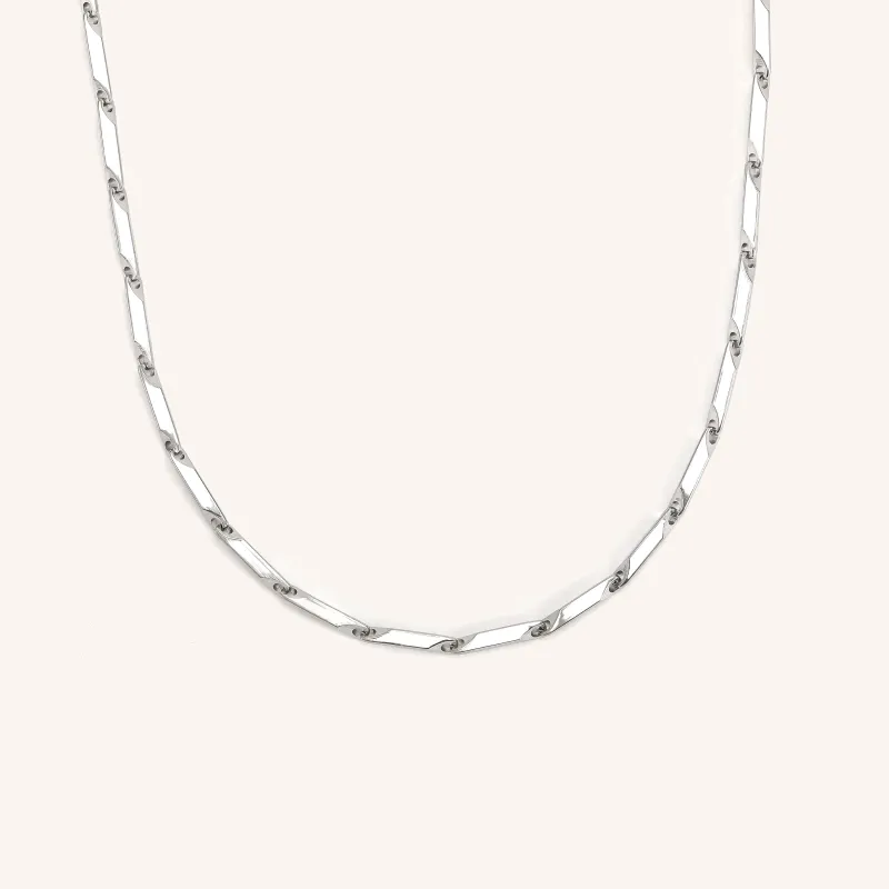 Sleek Silver Chain Necklace sold by Victoria Emerson