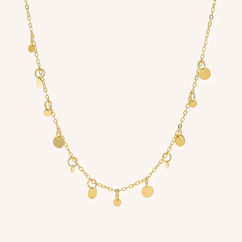 Golden Confetti Necklace sold by Victoria Emerson