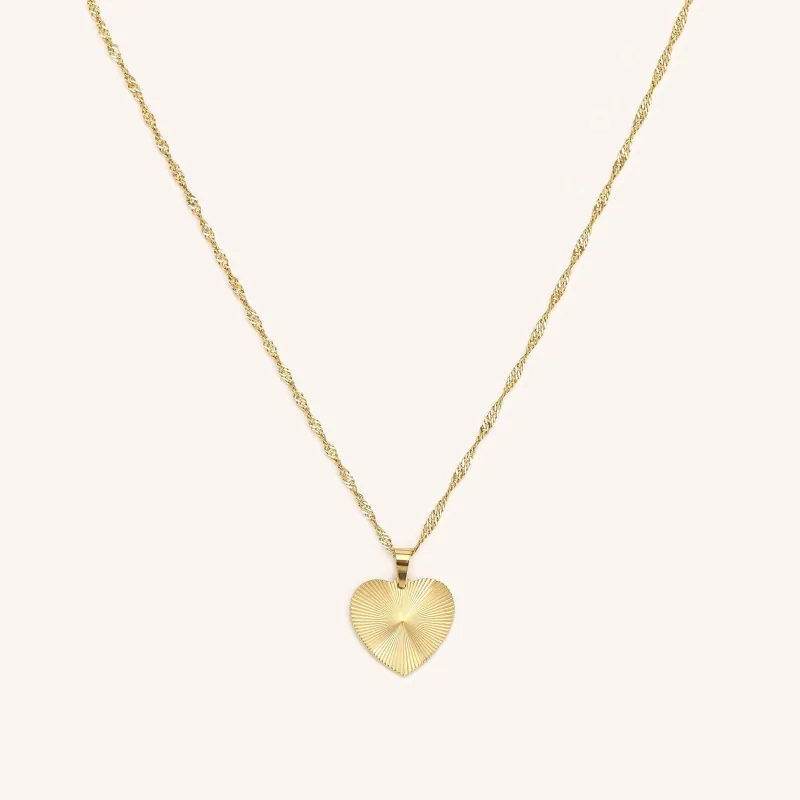 Starburst Heart Necklace sold by Victoria Emerson