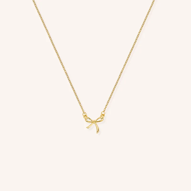 Lacey Bow Necklace sold by Victoria Emerson