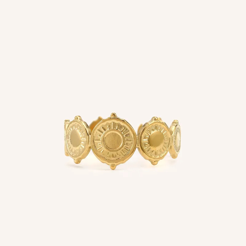 Gold Coin Ring sold by Victoria Emerson
