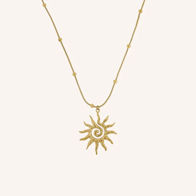 Endless Sun Necklace sold by Victoria Emerson