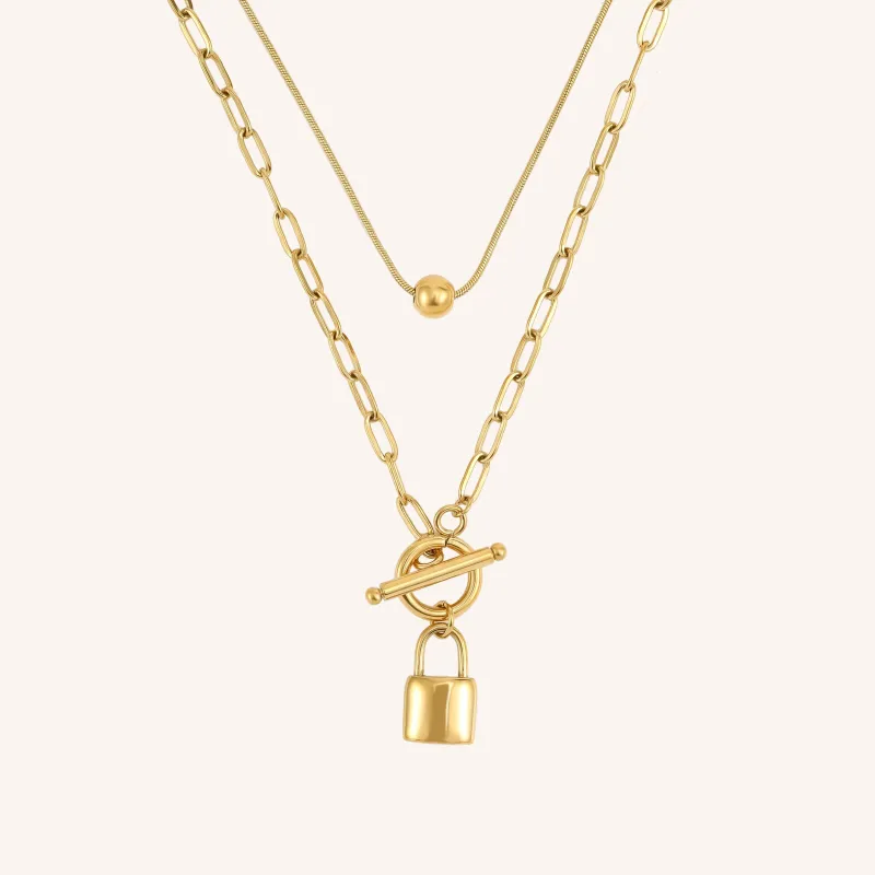 Jane Lock Necklace sold by Victoria Emerson