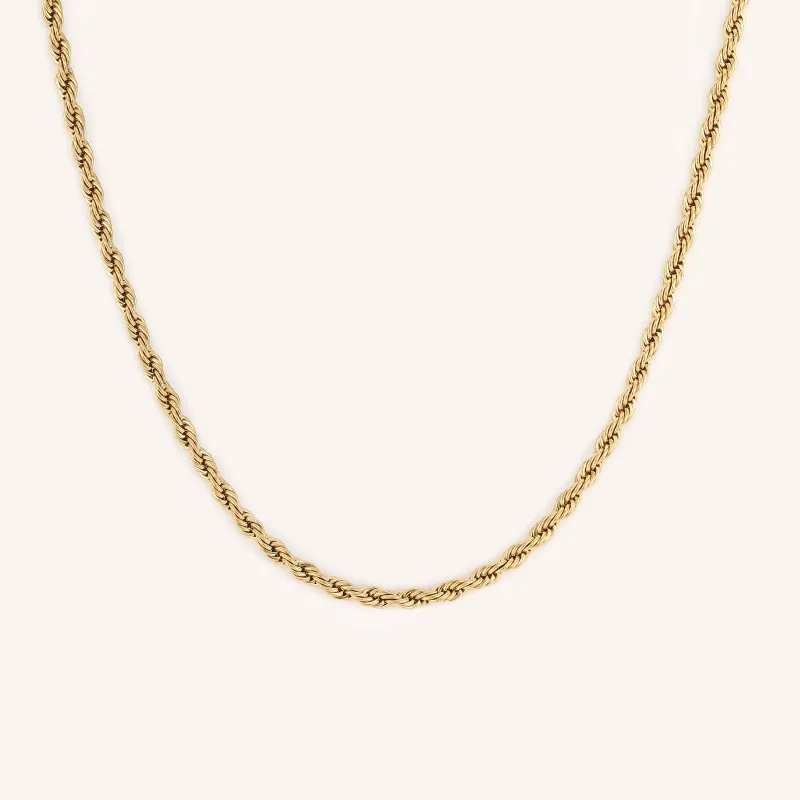 Fara Rope Chain Necklace made by Victoria Emerson