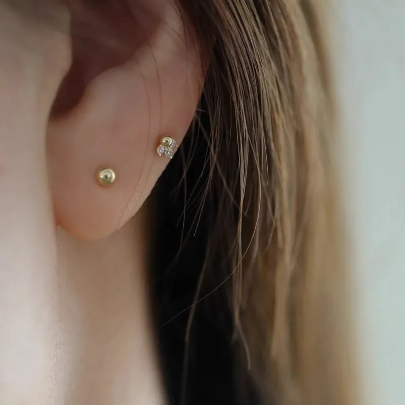 Mini Mermaid Tail Stud Earrings sold by Victoria Emerson