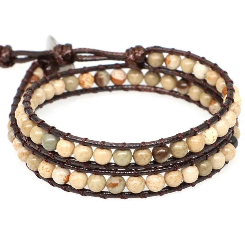 Jasper Wrap Bracelet - 2 Wrap made by Victoria Emerson