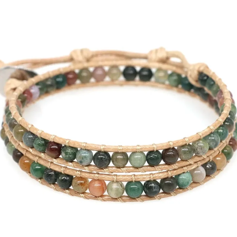 Agate Wrap Bracelet - 2 Wrap sold by Victoria Emerson