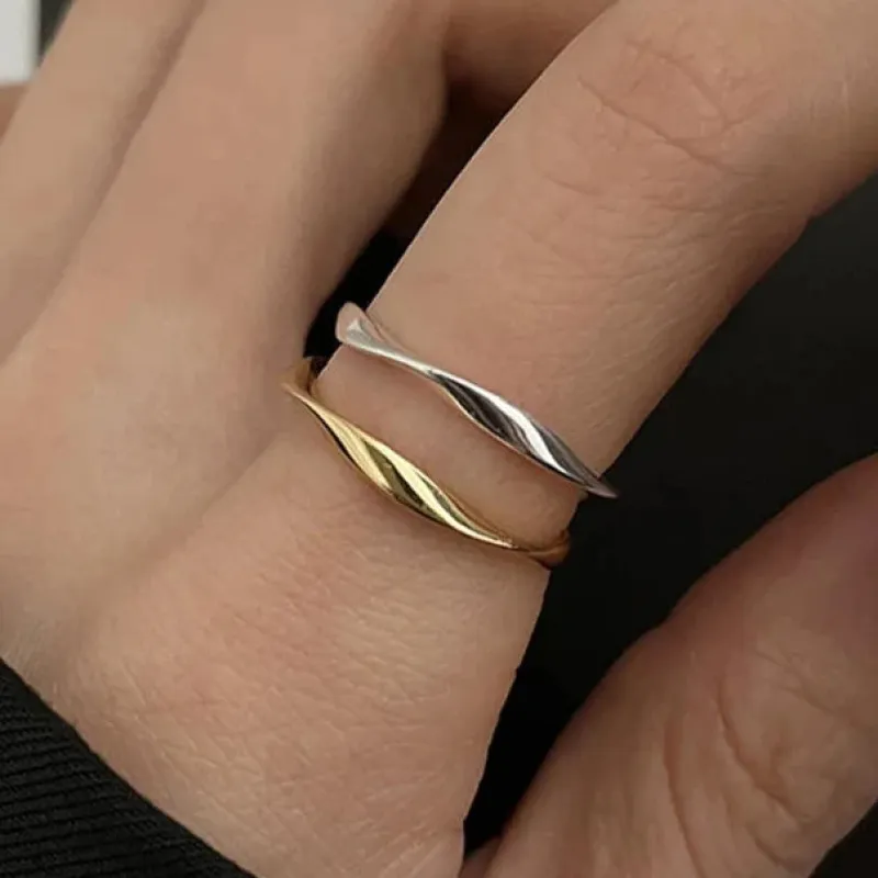 Sculpted Geometric Gold Ring sold by Victoria Emerson