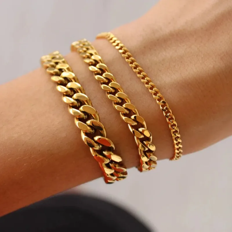 Classic Cuban Chain Bracelet sold by Victoria Emerson